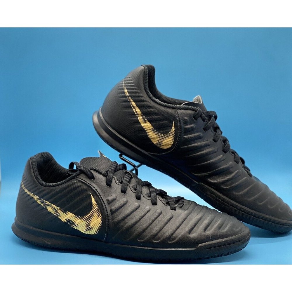 Nike Indoor Men’s Shoes Tiempo Legend Black Gold AH7245-077 Size 7